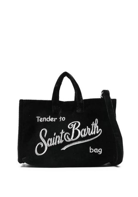 Phone bag in velluto con logo SAINT BARTH | PHONE008 PHONE BAG VELVET00207I 00 EMB